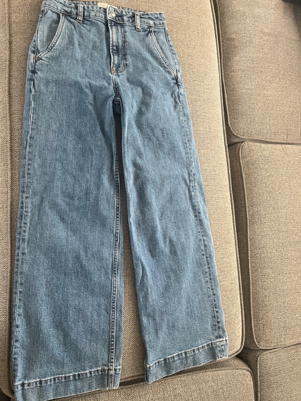 Everlane Light Blue Wide-Leg Jeans